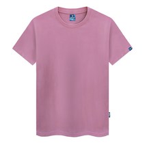 진마니아 여자 남자 커플 기본 무지 라운드 반팔티 S~4XL빅사이즈 TS-001