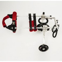 강아지 휠체어 보행기 반려견 애완견 노견 뒷다리 보조기 의족 보행 재활훈련 보호대, XS