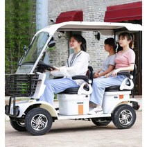 골프카 골프장 카트 전기스쿠터 다인승 관광용 4륜, 800W +60V50AH 리튬 배터리 +차고
