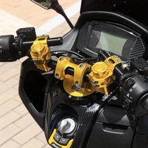 21-23 야마하 블랙 튜닝 NMAX125 세퍼핸들 오픈 세퍼레이드 핸들바, 세퍼핸들 + 핸들발라스 블랙