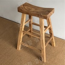고재스툴 고재 통나무 레트로 우드 카페 느릅나무, 높이75cm가로45cm폭21cm a