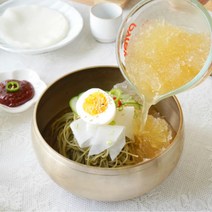 아이엔케이 냉면면 사리 냉면육수 함흥냉면 칡냉면 평양냉면 물냉면 비빔냉면 냉면비빔장 사골육수 동치미, 동치미 육수 350g