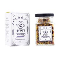 꽃마시다 고급 수제 생강나무꽃 차 10g 국내산 100% 생강나무 덖음 꽃차 따뜻한 차, 쇼핑백