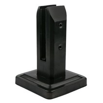 유리난간 강화유리난간 유리난간대 스텐 난간대 고정 304 스테인레스 스틸 스퀘어 클램프 유리 패널 풀 울, 01 black