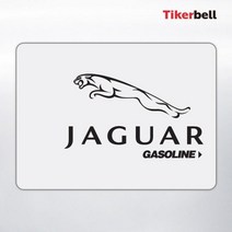 수입차 주유구 간단한 포인트 튜닝 재규어 꾸미기 마크 스티커, 디젤, 블랙