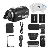 캠코더 andoer hdv-201lm 1080p fhd dv는 얼굴 감지 기능을 미소, 옵션 1, 카메라 만