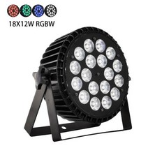 페인트 믹서 Stage Par Light 18x18w RGBWA UV 6in1 알루미늄 Full Color Wall Wash LED 18x12w RGBW 4in1, RGBW+EU 플러그