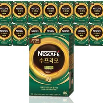 상세설명참조 네스카페 수프리모 디카페인 믹스 80T, 믹스12g-80T
