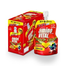 아미노바이탈 퍼펙트에너지젤 5000mg 6P BCAA 운동중 파워젤 필수아미노산 보충제, 1박스, 별도표기, 6포