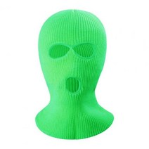 웜페이스커버 바라클라바 3 홀 사이클링 니트 스키 마스크 발라클라바 니트 풀 페이스 커버 하트 자수 겨울 넥 워머 열 Y2K 페이스 마스크, O 2