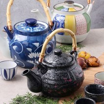 정종 사케 술 도자기 주전자 제사, 08-핀쿠노하나 술주전자 중, 950ml