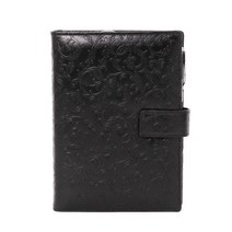 MATT [2022년 속지증정]이니셜각인 40절 바로크 소가죽 6공(블랙+아도방)다이어리, (블랙+아도방)D71519 이니셜 미각인