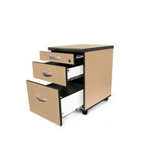 3단 책상 서랍 사무실 이동식 서랍장 사무용 서류함, 연체리