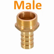 황동 호스 피팅 6/8/10/12/14/16/1/8mm 바브 테일 1/4 quot;3/8quot; 1/2 1 quot;BSP 수나사 구리 커넥터, 02 Male_02 8mm Barb_03 3/8