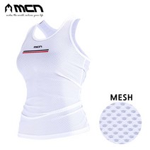 MCN/엠씨엔 그랜드 K메쉬 여성 민소매 이너웨어 자전거의류