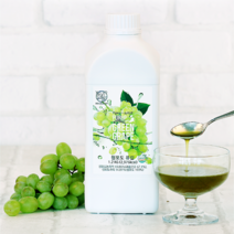 청포도에이드 청포도퓨럽 과일퓨레 과일농축액 1.2kg, 단품