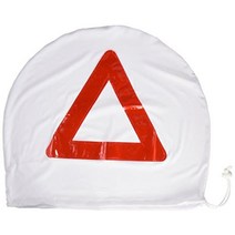 코미네 (KOMINE) 오토바이 헬멧 가방 반사 삼각 표시 첨부 화이트 프리 09-326 AK-326