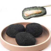 [고수록 식품]생모시 검정깨 두텁떡 1kg 개별포장 식사대용 떡선물 답례떡, 1박스