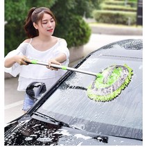 탈착식 세차밀대 세차브러쉬 워시 미트 셀프 극세사 물걸레 걸레