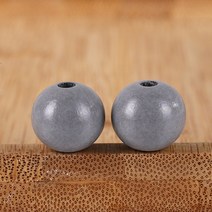 블루레이크 나무 구슬 비즈 공예 마크라메 악세사리 50Pcs 블랙 화이트 자연 수제 라운드 쥬얼리 아기 우드