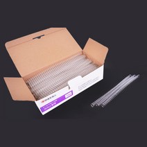 깔끔하고 편리한 제본용 크리스탈링 14mm PVC제본표지 컬러코일링 제본링 튼튼한링제본기 제본링와이어