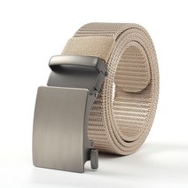 (주)트리 인천가정지사 자동버클 패브릭 벨트(베이지) 혁띠 남자캐주얼벨트 (8906760)
