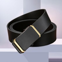 PU 가죽 이너웨어 이빨없는 자동 버클 패셔너블 비즈니스 청바지 벨트 남성용 럭셔리 디자이너