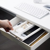 접착식 슬라이딩 다용도 서랍 대/중/소, 소, 1개