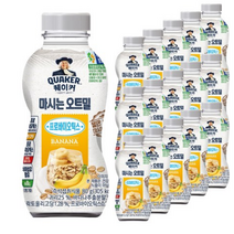 퀘이커 마시는 오트밀 프로바이오틱스, 80g, 16개