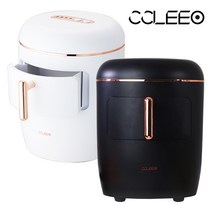 끌리오 미니 제빙기 휴대용 캠핑 가정용 일15kg 얼음 ICM-1550W1 화이트, 블랙