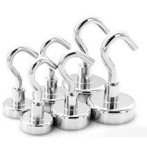 강력자력 페라이트 고리자석 후크자석 2p 현관문걸이