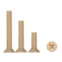 1pcs M5 M6 M8 PEEK Phillips 나사 크로스 소켓 카운터 싱크 헤드 볼트 기계 nali Hydrolysis resistance, 17 M8x10mm