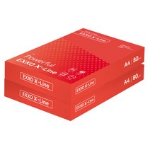 엑소 엑스라인 A4 복사용지(A4용지) 80g 1000매(500매 2권)