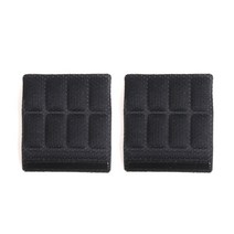 헬멧 내피 쿨패드 안전모범용 헬멧 턱 패드 폼 스폰지 스트랩 패딩 교체 라이닝 쿠션, 블랙 m 2개