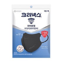 크리넥스 데일리방역마스크 새부리형 KF94 대형 검정색 1P x 1개 초특가, KF-94