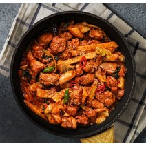 매콤 단짠 수제 춘천닭갈비 밀키트 간편식 닭갈비 캠핑요리 캠핑 별미, 양념닭갈비