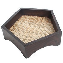 [짜뚜짝] [오리엔탈 오각 망고나무 쟁반], 오레엔탈오각 망고나무 쟁반