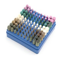 Dremel 전기 그라인더 로타리 공구 모듬 장착 포인트 스톤 헤드 휠 고무 가죽 연마 100 개, 01 green_01 3.0m shank