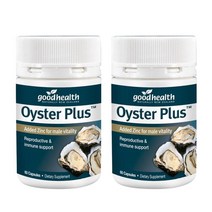(뉴질랜드직배) 1+1 굿헬스 오이스터 플러스 아연 60캡슐 goodhealth Oyster Plus Added Zinc for male vitality 60 Capsules
