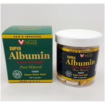 바이탈 수퍼 알부민 200정 1500mg Vital Super Albumin Extra Strength Pure Natural