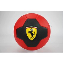 DAKOTT 페라리 No. 3 미니 사이즈 19.1cm(7.5인치) 축구공 레드/블랙, BLACK/RED