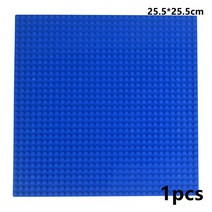 [레고공식] 32x32 32x16 도트 클래식베이스 플레이트 블록 소형 DIY 벽돌 베이스 ABS 플라스틱 조립 어린이용, [01] Blue 32X32