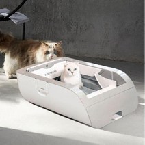 자동 고양이 화장실 특대형, 그레이 본체