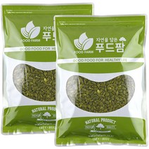 푸드팜 호박씨 2kg (1kg+1kg) 햇 깐호박씨 탈각호박씨, 2팩, 1kg(킬로그램)