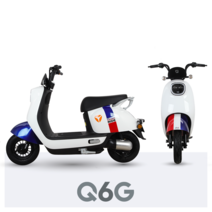 야디 Q6G - 그래핀배터리 48V 23Ah 주행거리 100km 모터 600W, 레드+화이트+블루