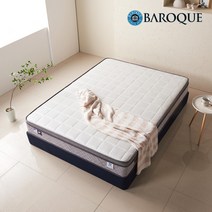 [바로크가구] 비발디 봄 26cm 유로탑 본넬스프링 침대 매트리스 Q_착불배송, 색상:그레이