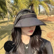 라라민 여름 썬캡 돌돌이 여성 모자 창모자