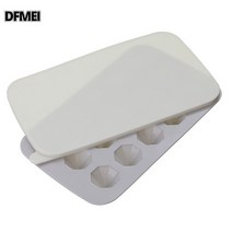 DFMEI 얼음틀 얼음틀 얼음틀 얼음틀 얼음제빙보관함 업소용 아이스하키 냉장고 제빙기 실리콘 가정용 대 얼음 급속냉동기, 화이트(드릴), 사각형