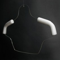 촬영용 투명옷걸이(누끼 따내기 촬영 의류촬영), 1개, 어린이용