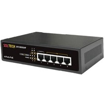 솔텍 SFC505GHP 10/100/1000 Mbps TP 5포트 OR PoE 4포트 (60W) 인젝터 스위칭허브